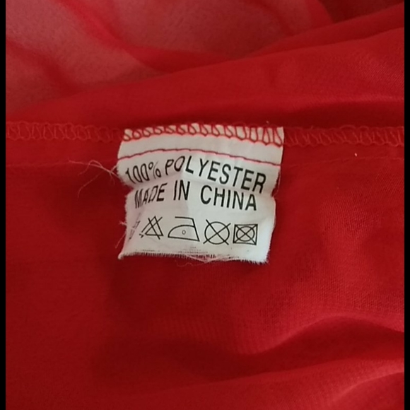 Women's lingerie size Large Lace Red short - Picture 5 of 5